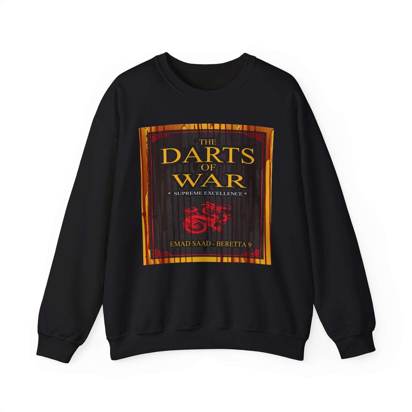 Darts of War Crew-neck Basic Sweatshirt | Unisex Heavy Blend for Strategy Lovers