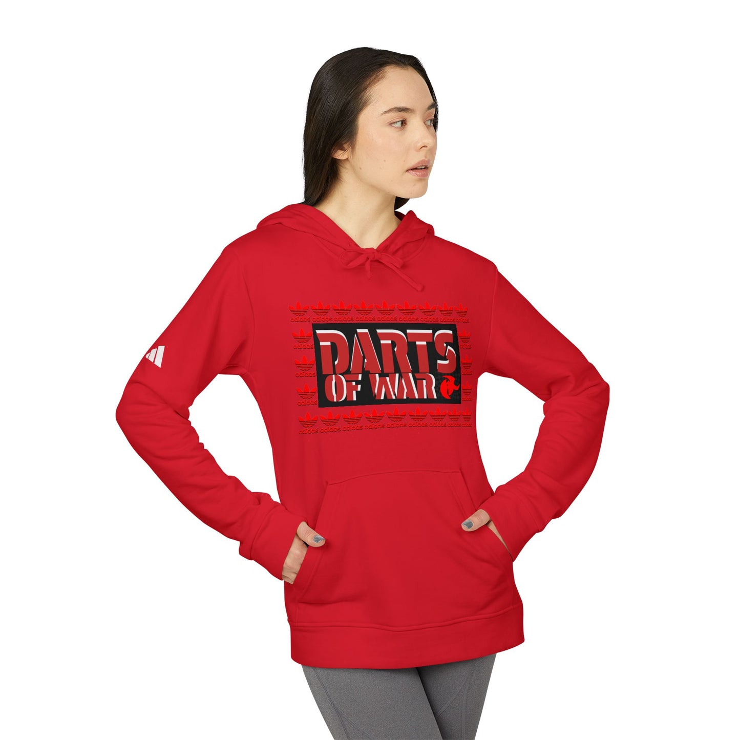 Adidas Darts of War Fleece Hoodie Cozy Casual Wear