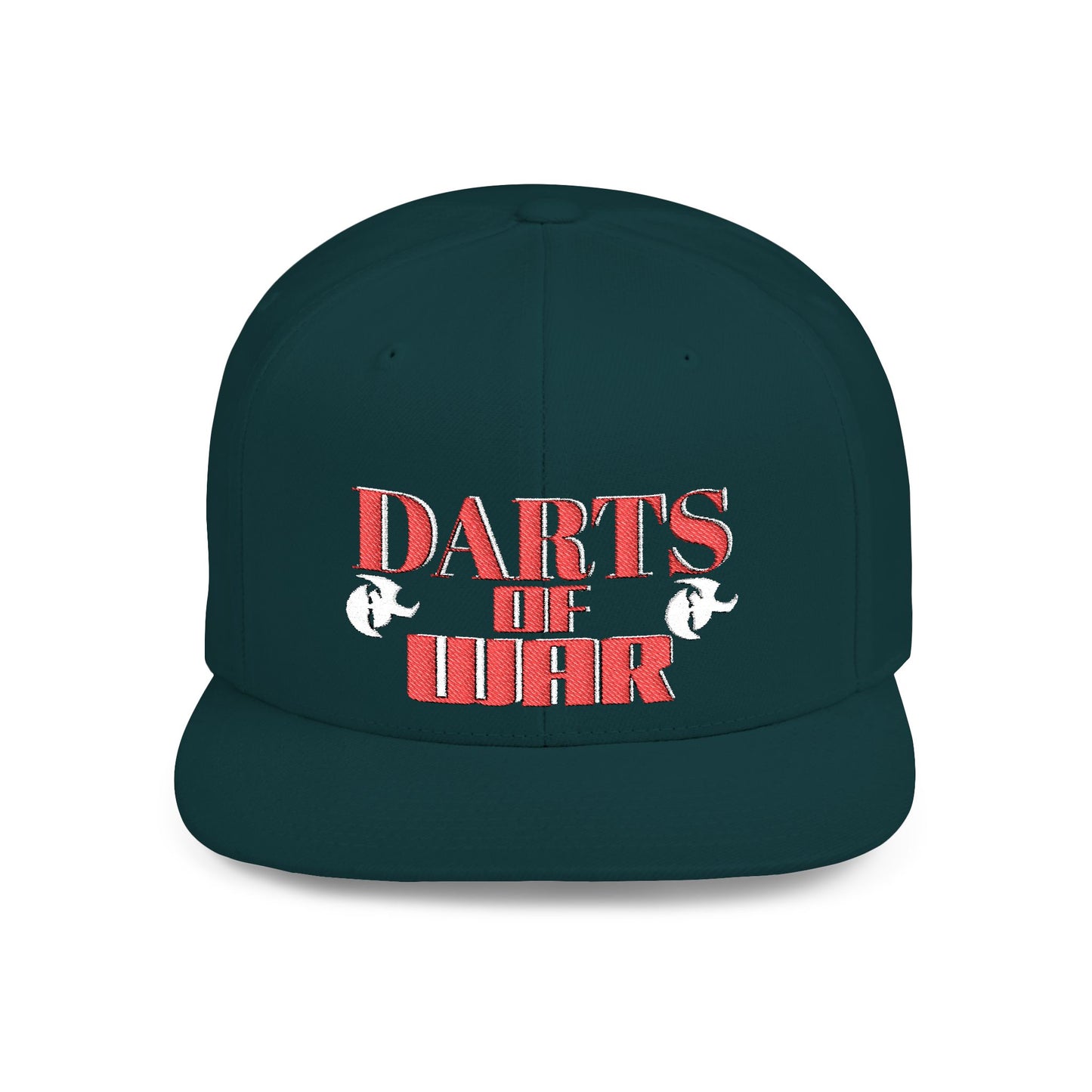 Darts of Fury Flat Bill Snapback Hat | Stylish Cap for Dart Enthusiasts