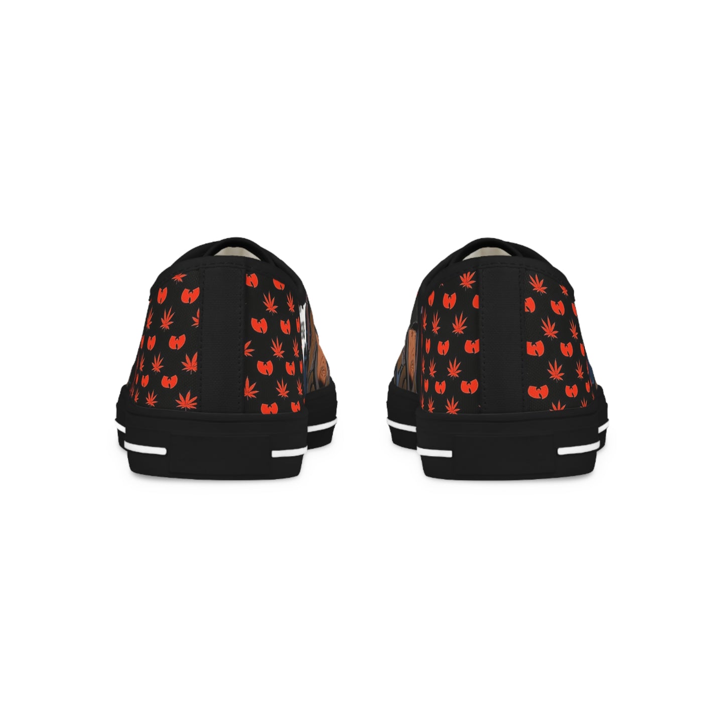Darts of War 2 Vibrant Men's Low Top Sneakers with Urban Artwork