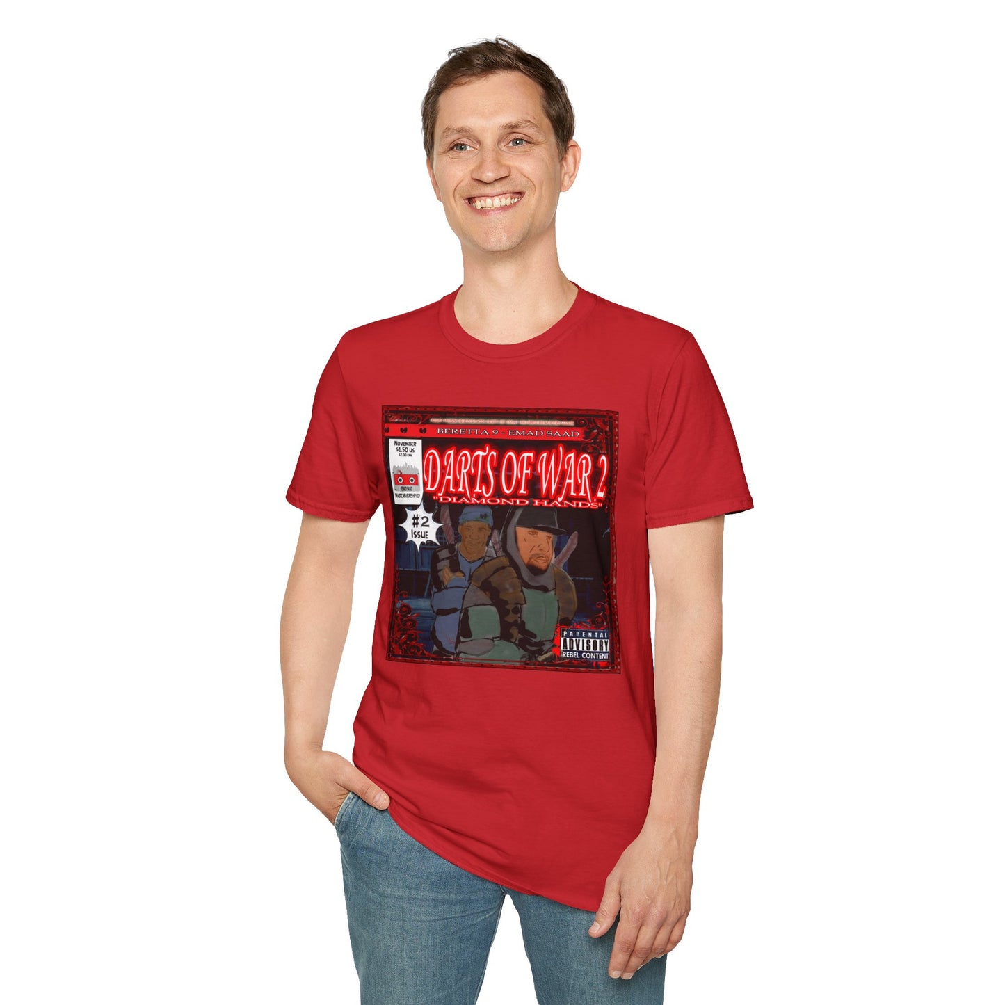 Darts of War 2 Unisex T-Shirt - Front and Back print