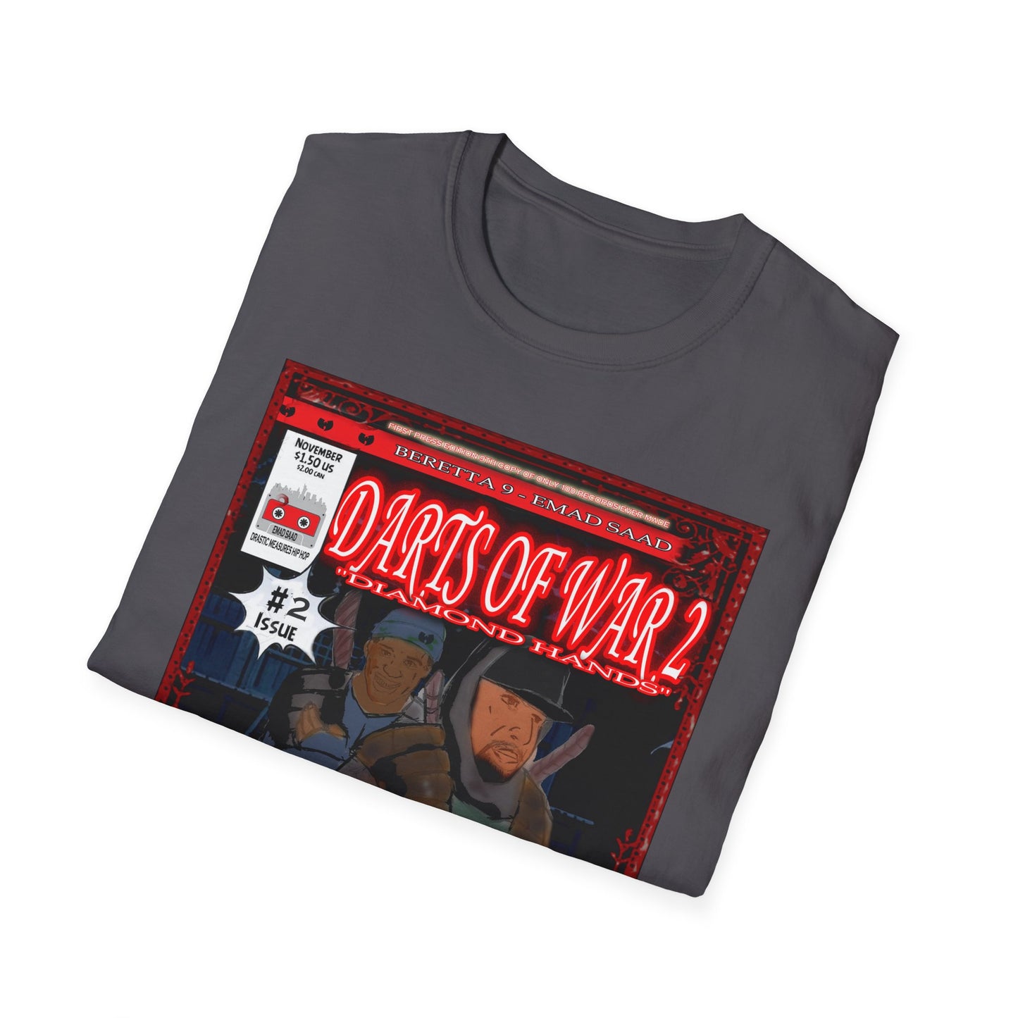 Darts of War 2 Unisex T-Shirt - Front and Back print