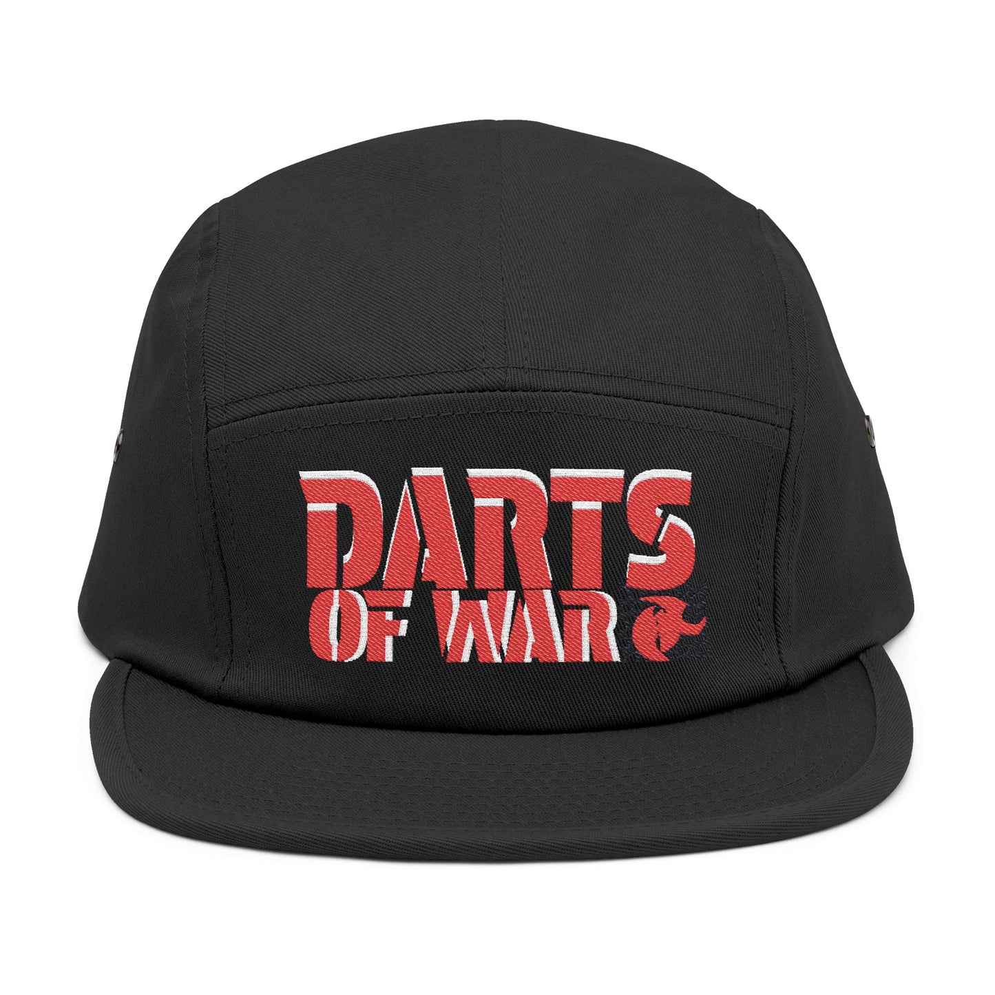 Darts Embroidered 5 Panel Cap | Trendy Camo Hat
