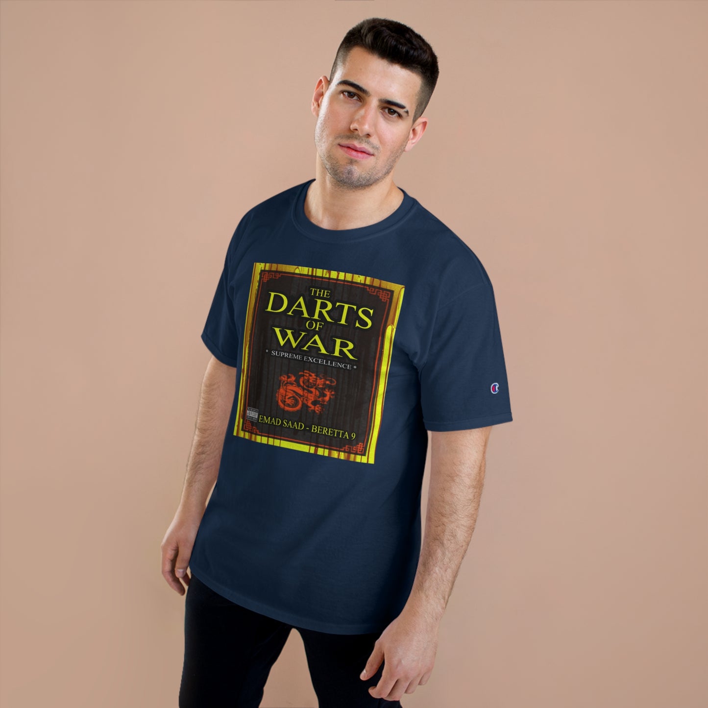Darts of War Champion T-Shirt - Bold Graphic Tee for Strategy Enthusiasts