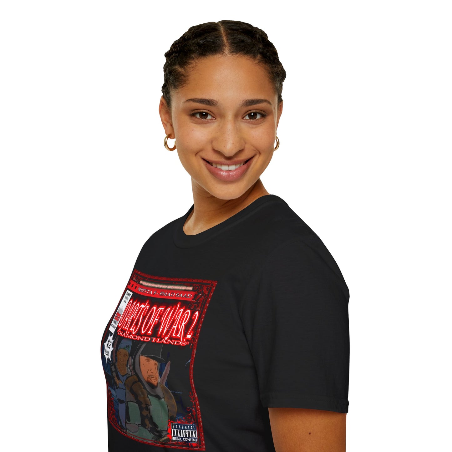 Darts of War 2 Unisex T-Shirt - Front and Back print