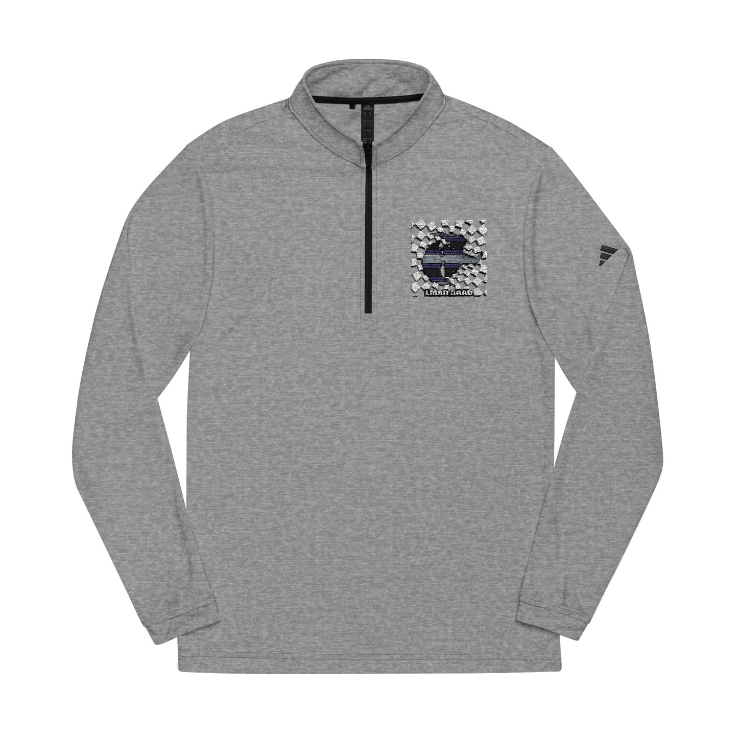 adidas® Quarter-Zip Pullover with Embroidery - Stylish Activewear for Sports & Outdoor