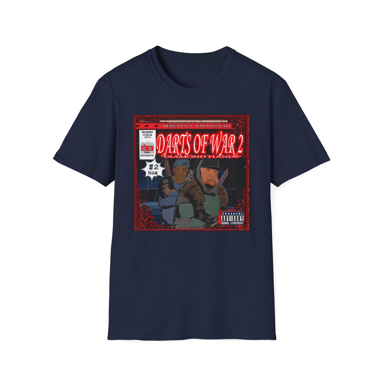 Darts of War 2 Unisex T-Shirt - Front and Back print