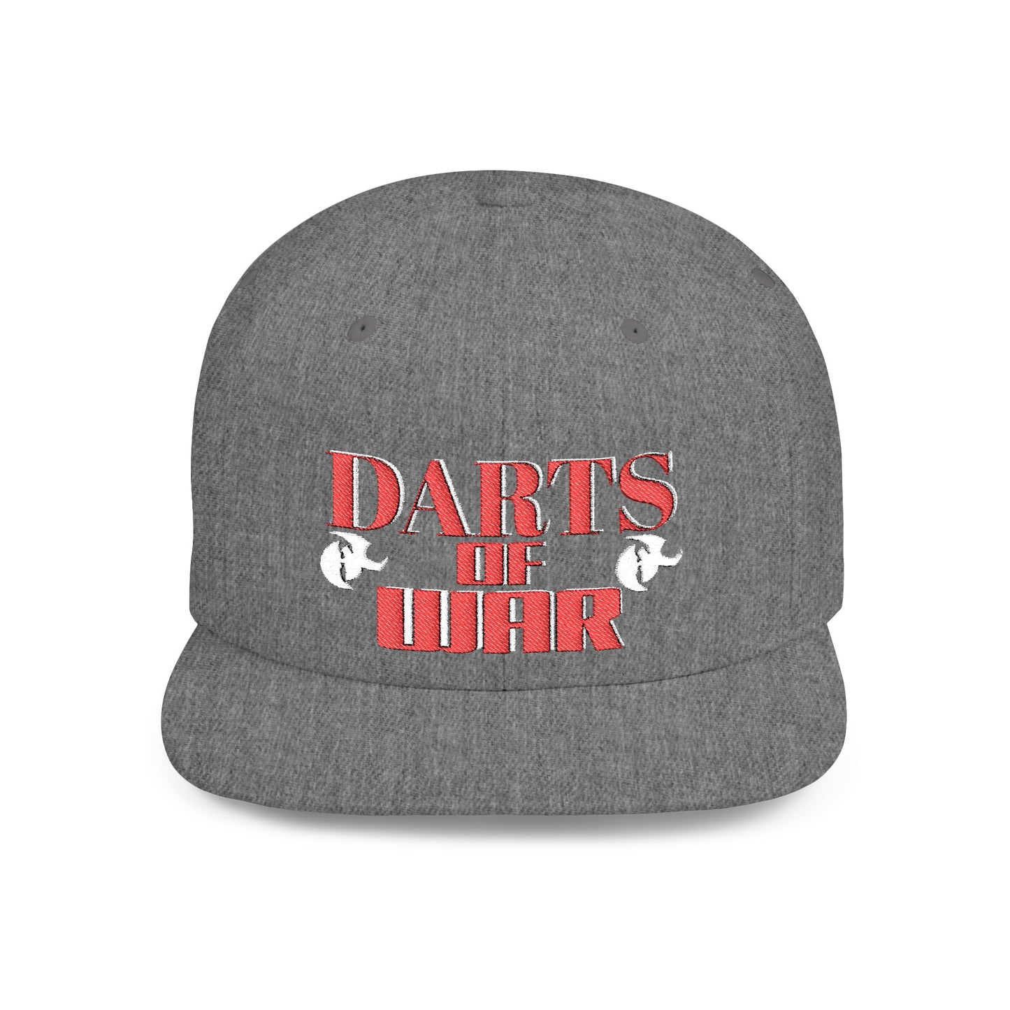 Darts of Fury Flat Bill Snapback Hat | Stylish Cap for Dart Enthusiasts