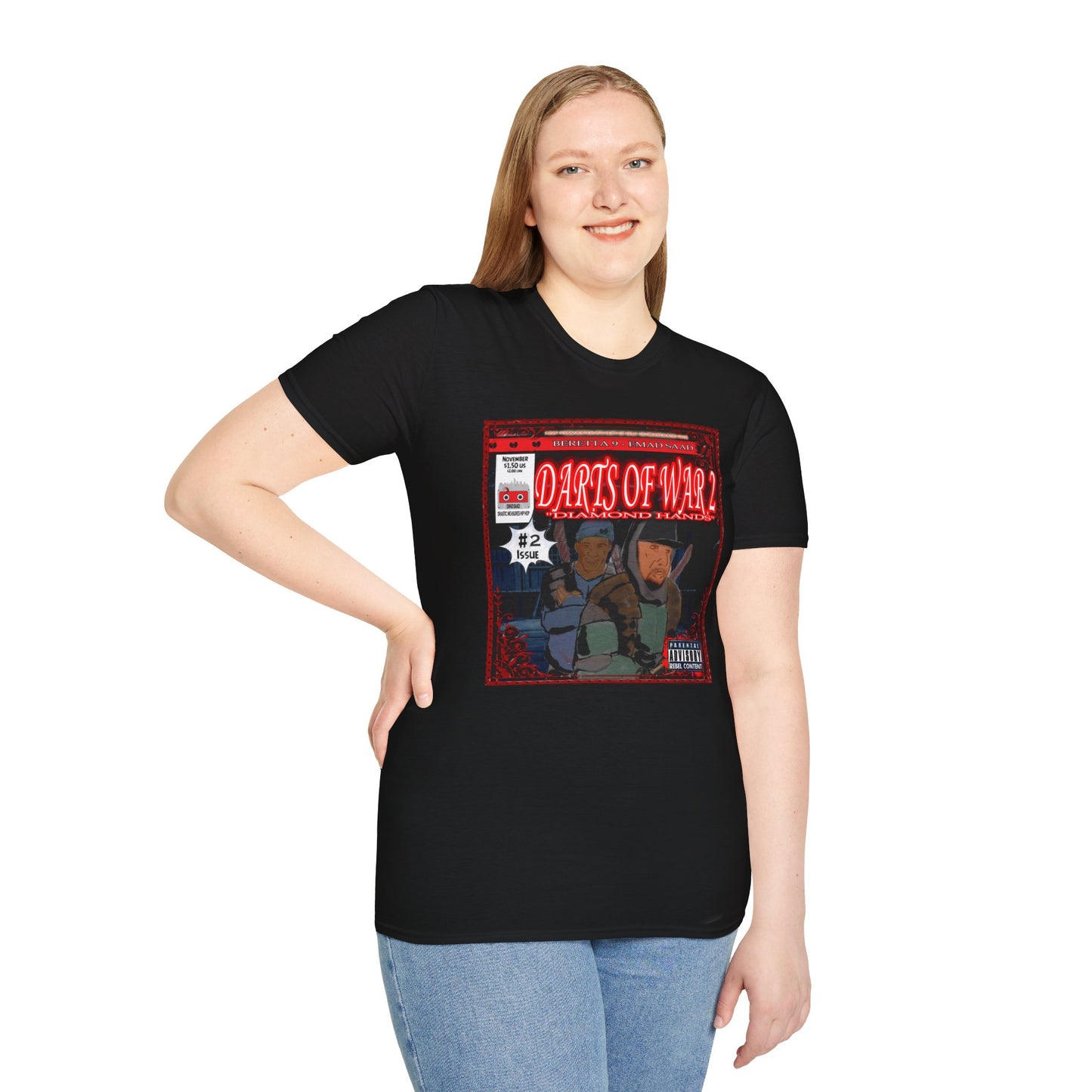 Darts of War 2 Unisex T-Shirt - Front and Back print