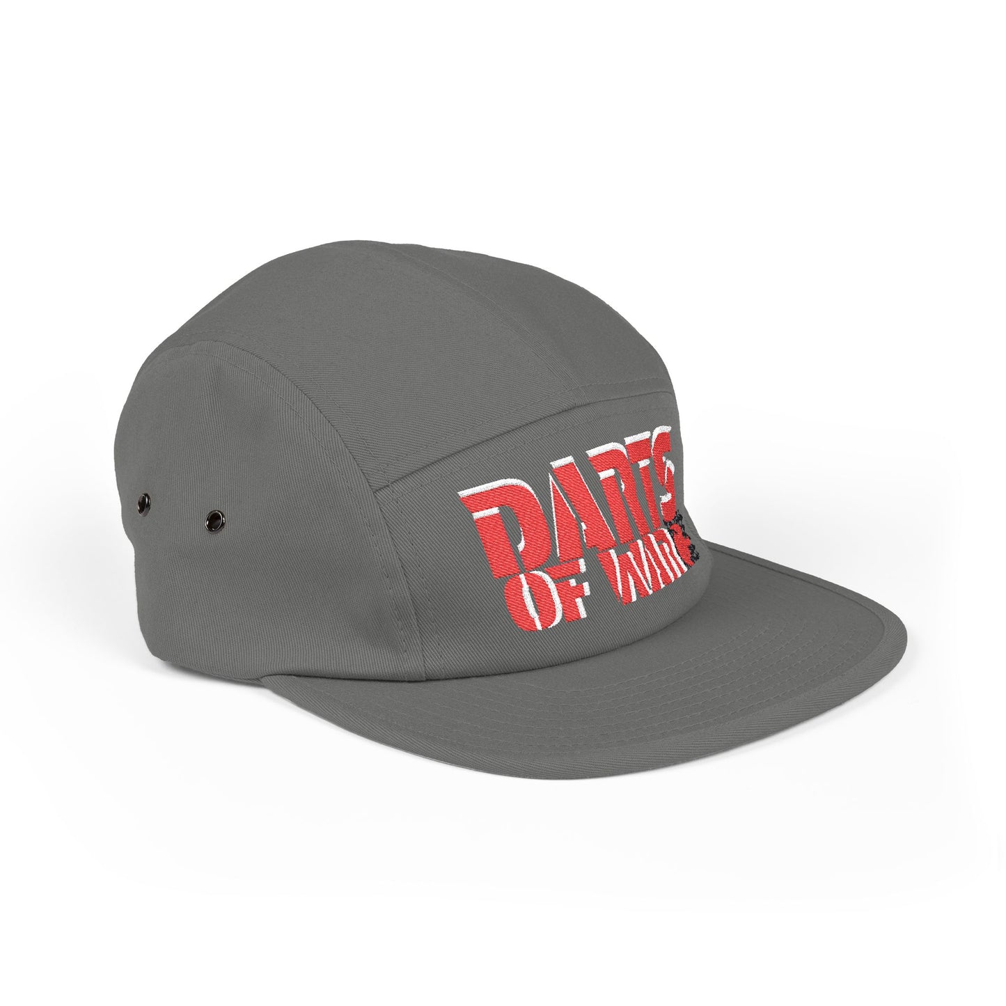 Darts Embroidered 5 Panel Cap | Trendy Camo Hat