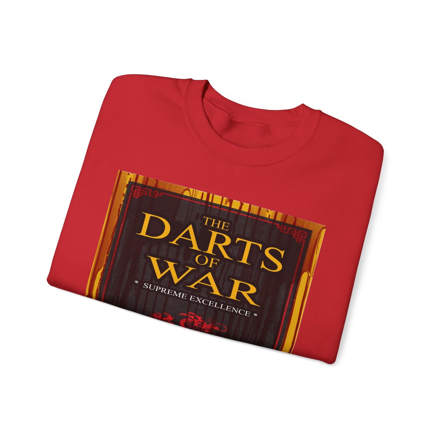 Darts of War Crew-neck Basic Sweatshirt | Unisex Heavy Blend for Strategy Lovers