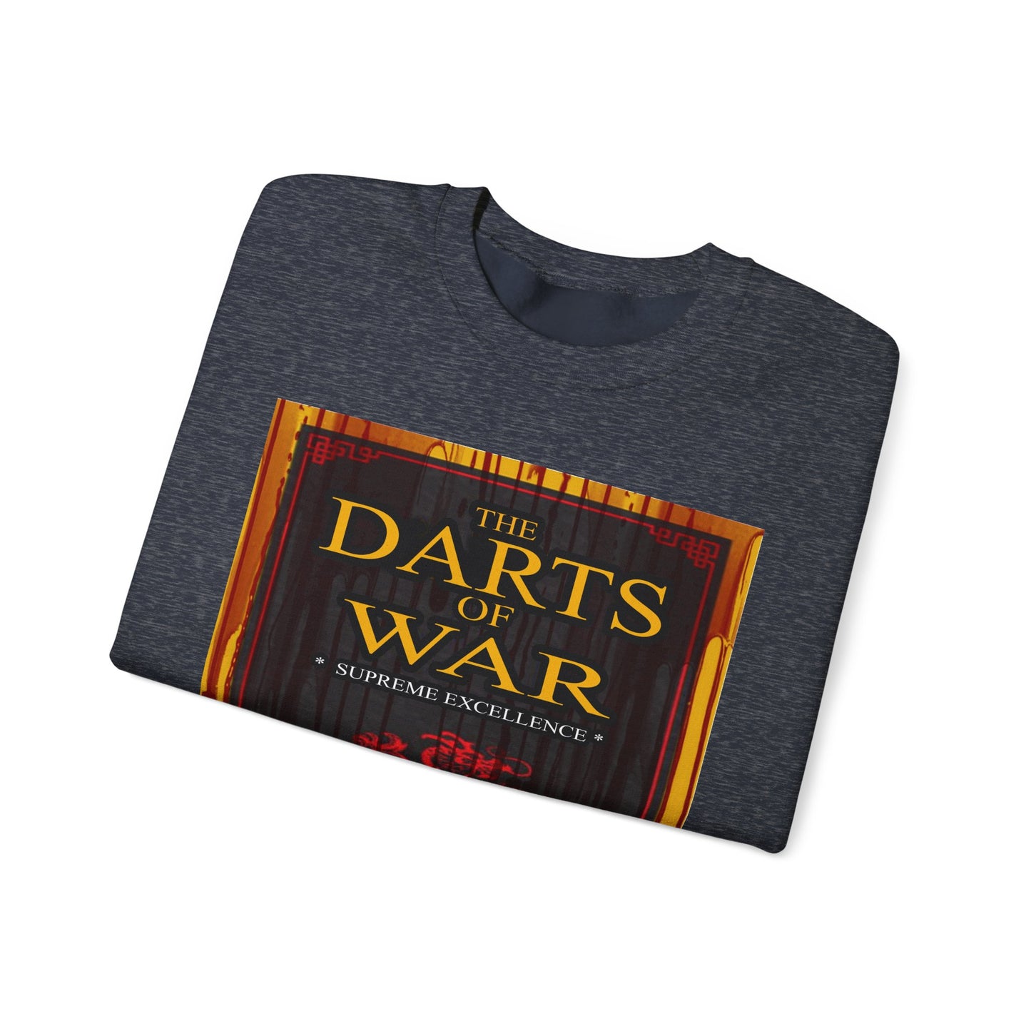 Darts of War Crew-neck Basic Sweatshirt | Unisex Heavy Blend for Strategy Lovers