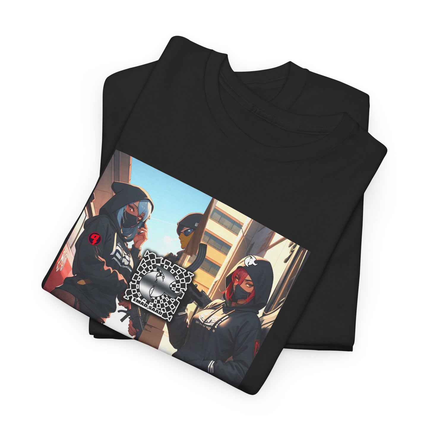 Darts of War Unisex Heavy Cotton Tee - Casual Streetwear Graphic T-Shirt