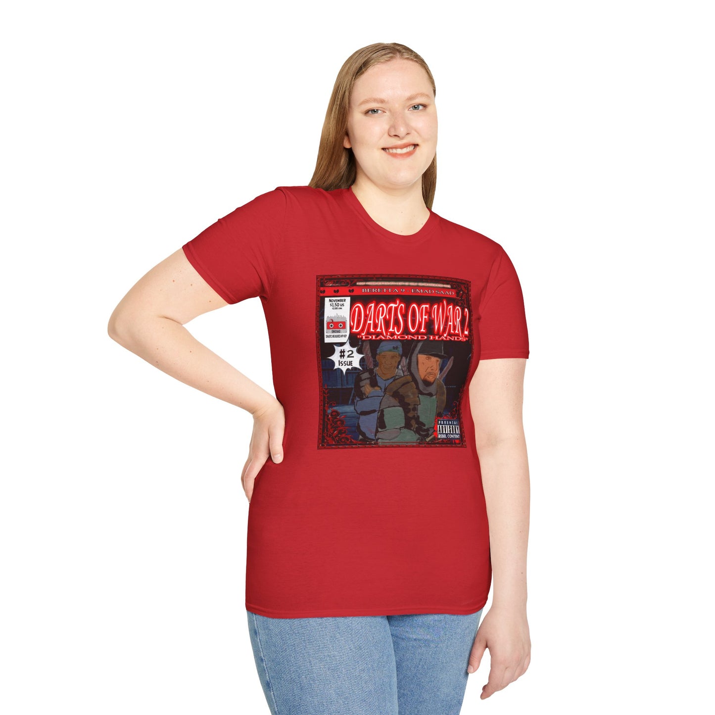 Darts of War 2 Unisex T-Shirt - Front and Back print