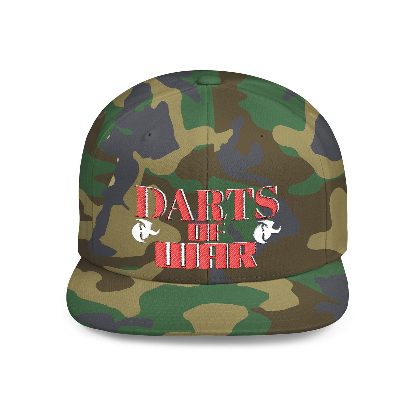 Darts of Fury Flat Bill Snapback Hat | Stylish Cap for Dart Enthusiasts