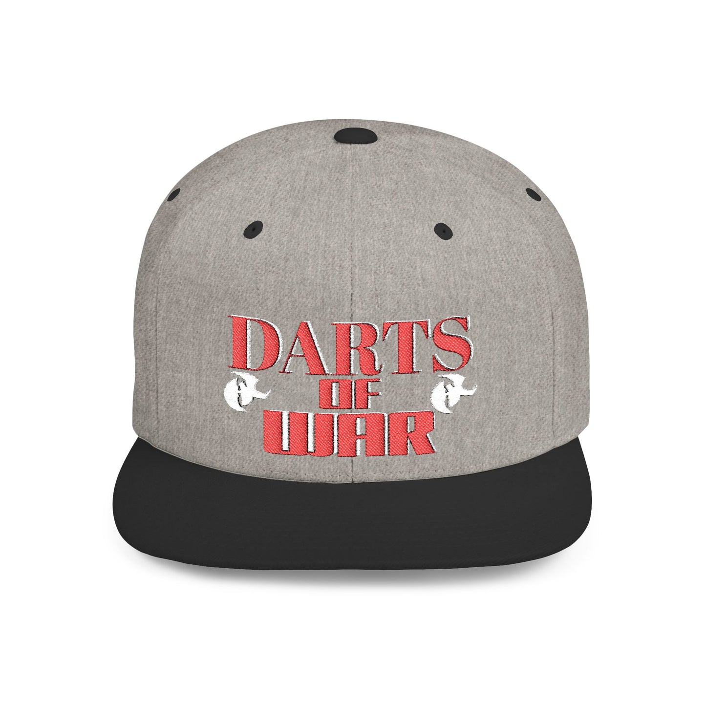 Darts of Fury Flat Bill Snapback Hat | Stylish Cap for Dart Enthusiasts