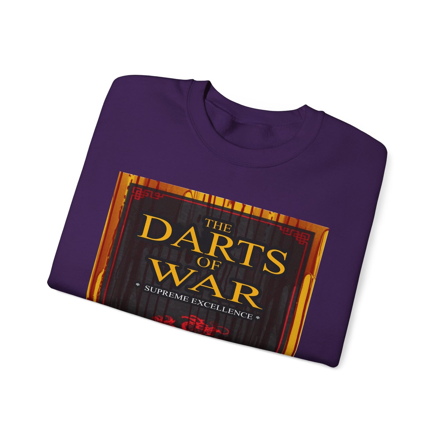 Darts of War Crew-neck Basic Sweatshirt | Unisex Heavy Blend for Strategy Lovers