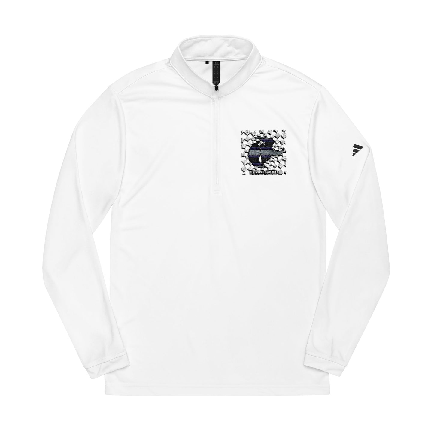 adidas® Quarter-Zip Pullover with Embroidery - Stylish Activewear for Sports & Outdoor