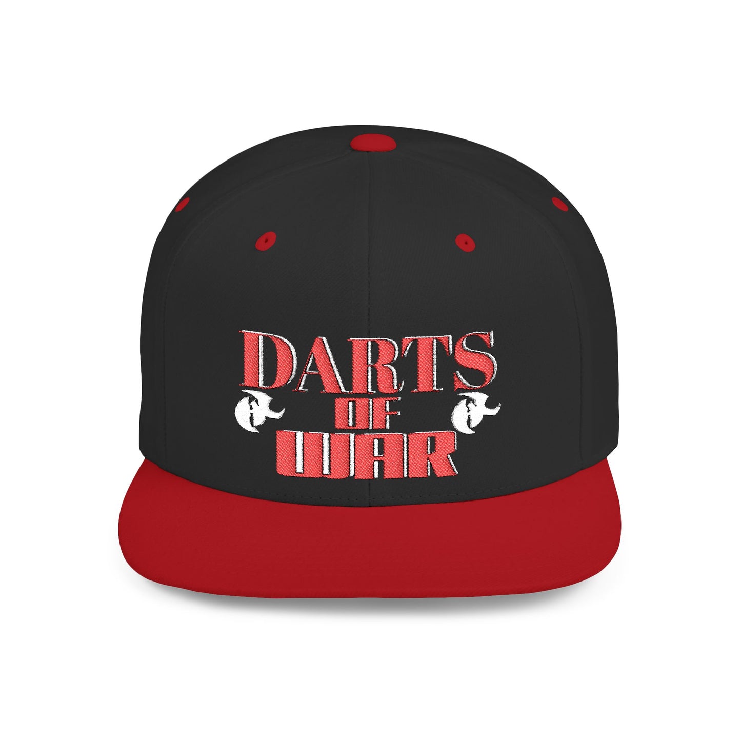 Darts of Fury Flat Bill Snapback Hat | Stylish Cap for Dart Enthusiasts