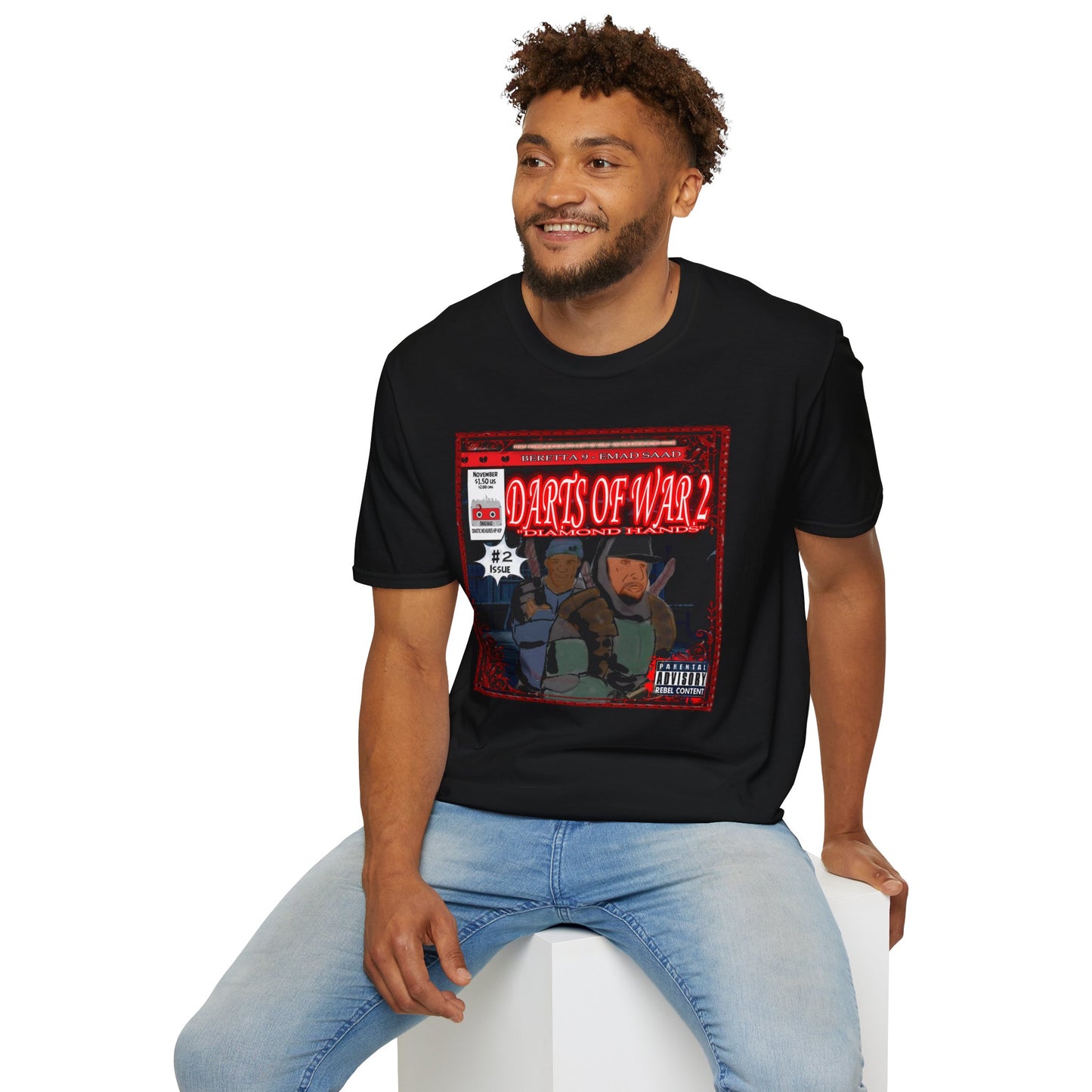 Darts of War 2 Unisex T-Shirt - Front and Back print