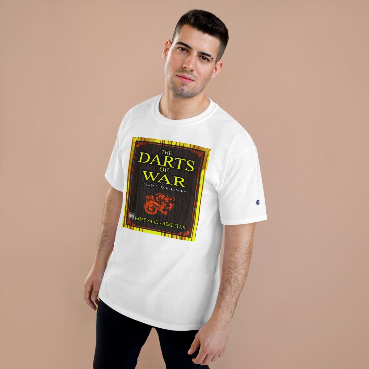 Darts of War Champion T-Shirt - Bold Graphic Tee for Strategy Enthusiasts