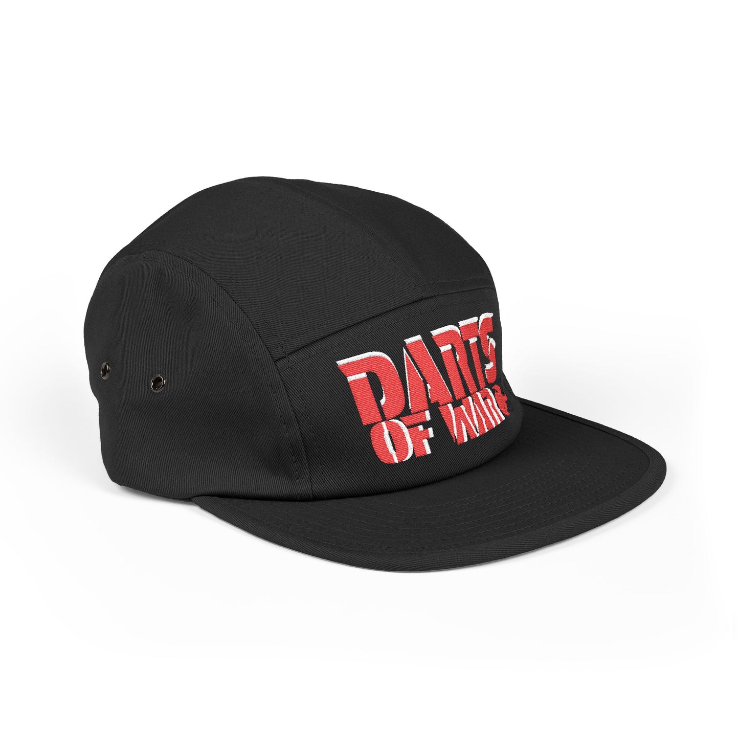 Darts Embroidered 5 Panel Cap | Trendy Camo Hat