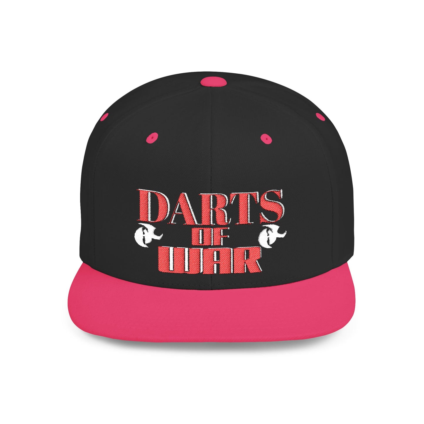 Darts of Fury Flat Bill Snapback Hat | Stylish Cap for Dart Enthusiasts