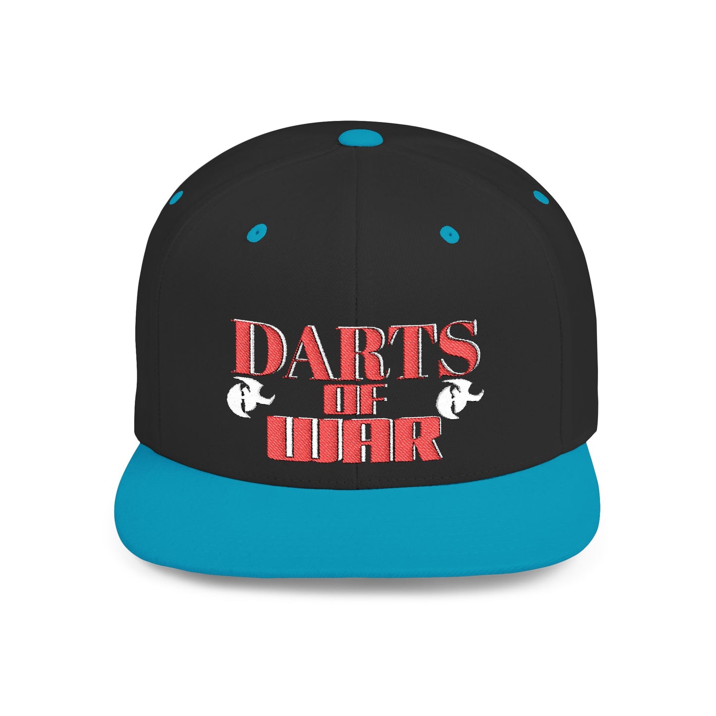 Darts of Fury Flat Bill Snapback Hat | Stylish Cap for Dart Enthusiasts