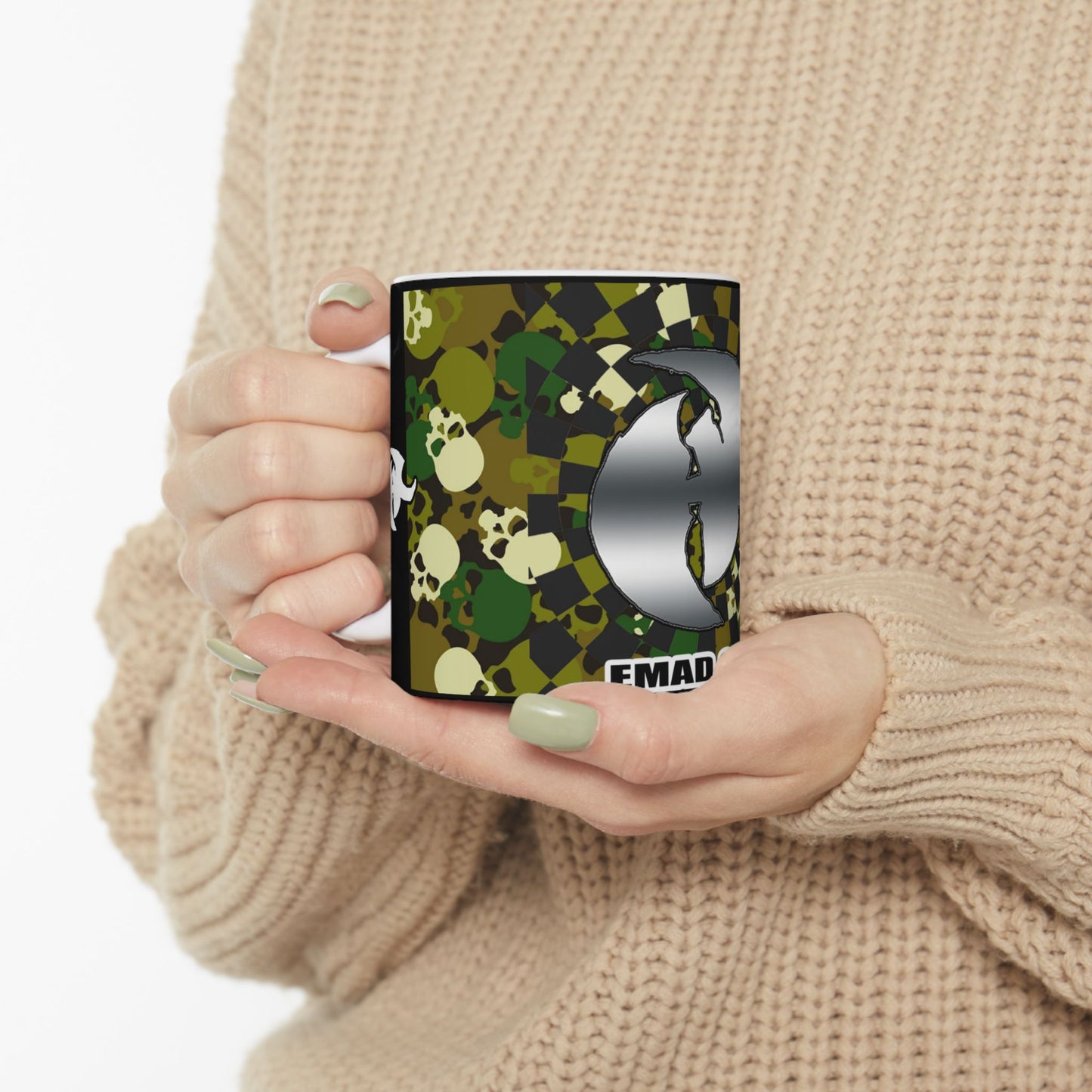 Custom Emad Saad Graphic Ceramic Mug - Unique 11oz & 15oz Designs