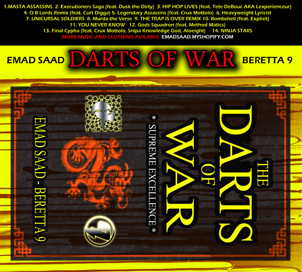 Darts of War - Supreme Excellence Cassette Tape