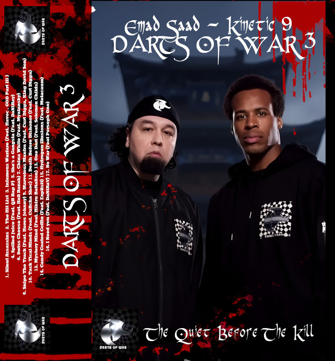 1ST Edition Darts of War 3 Cassette Tape (50 Copies Made)