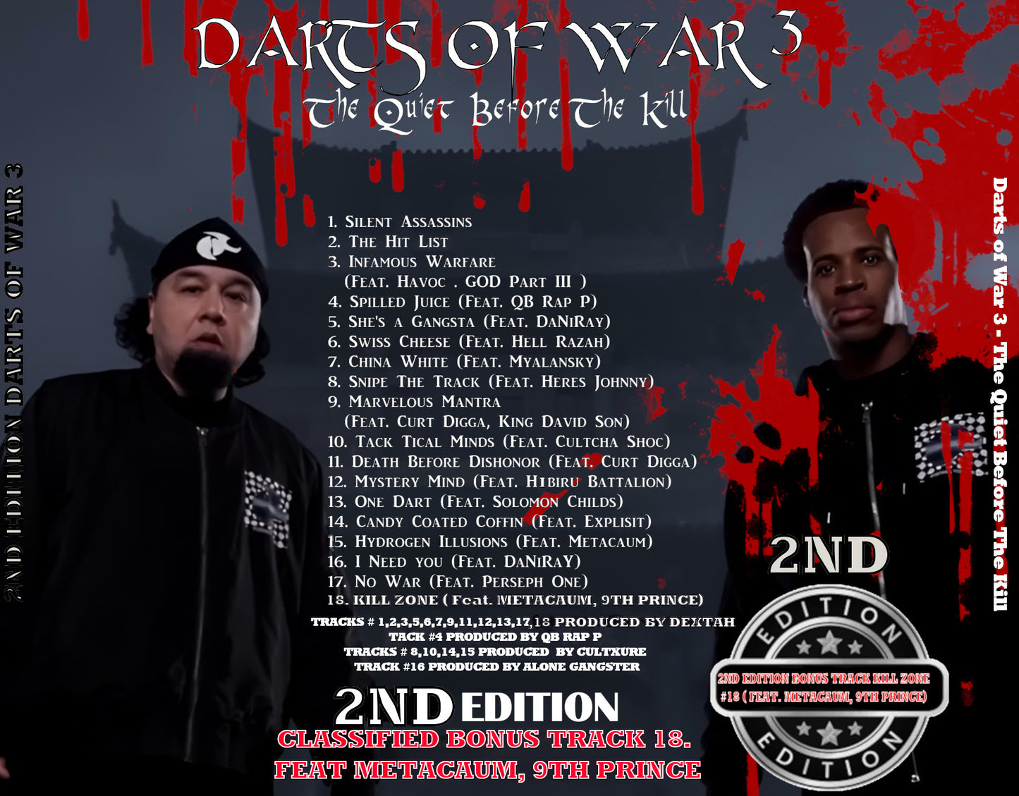 2nd Edition Darts of War 3 CD (500 Made)