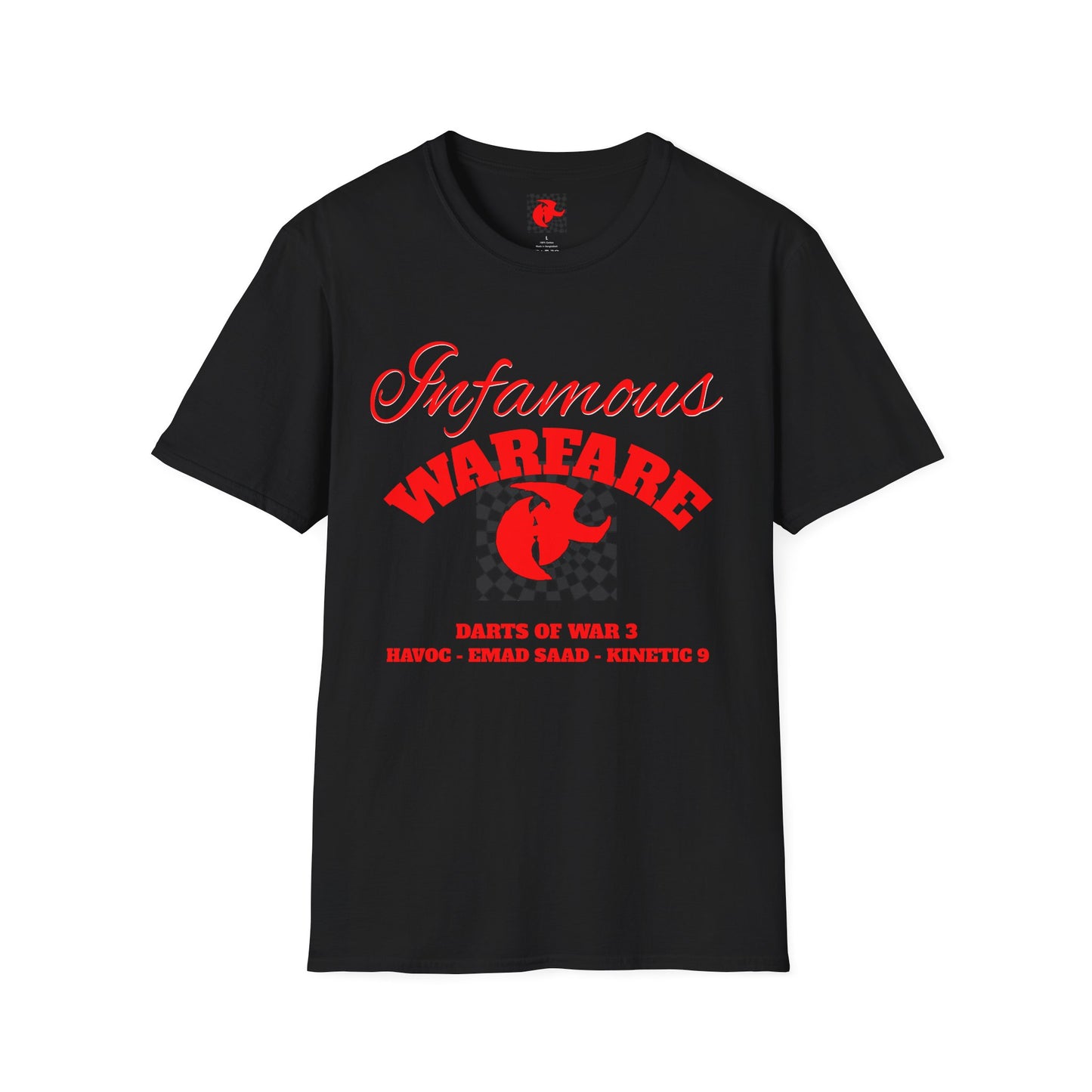 Infamous Warfare Graphic Tee | Unisex Softstyle T-Shirt , Casual Wear, Apparel, Streetwear