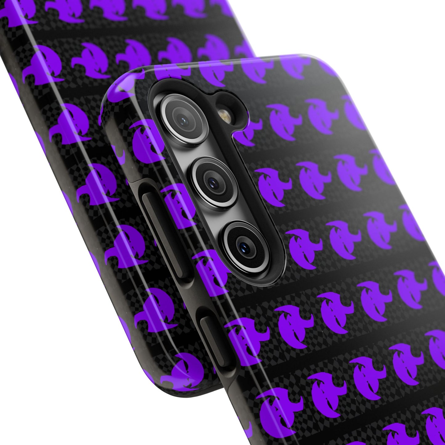 HK Logo Bold Purple Graphic Tough Phone Cases - Durable Protection for Every Style