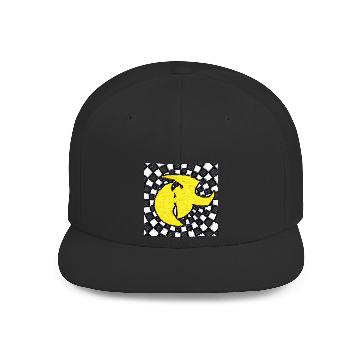 HK Logo Flat Bill Snapback Hat