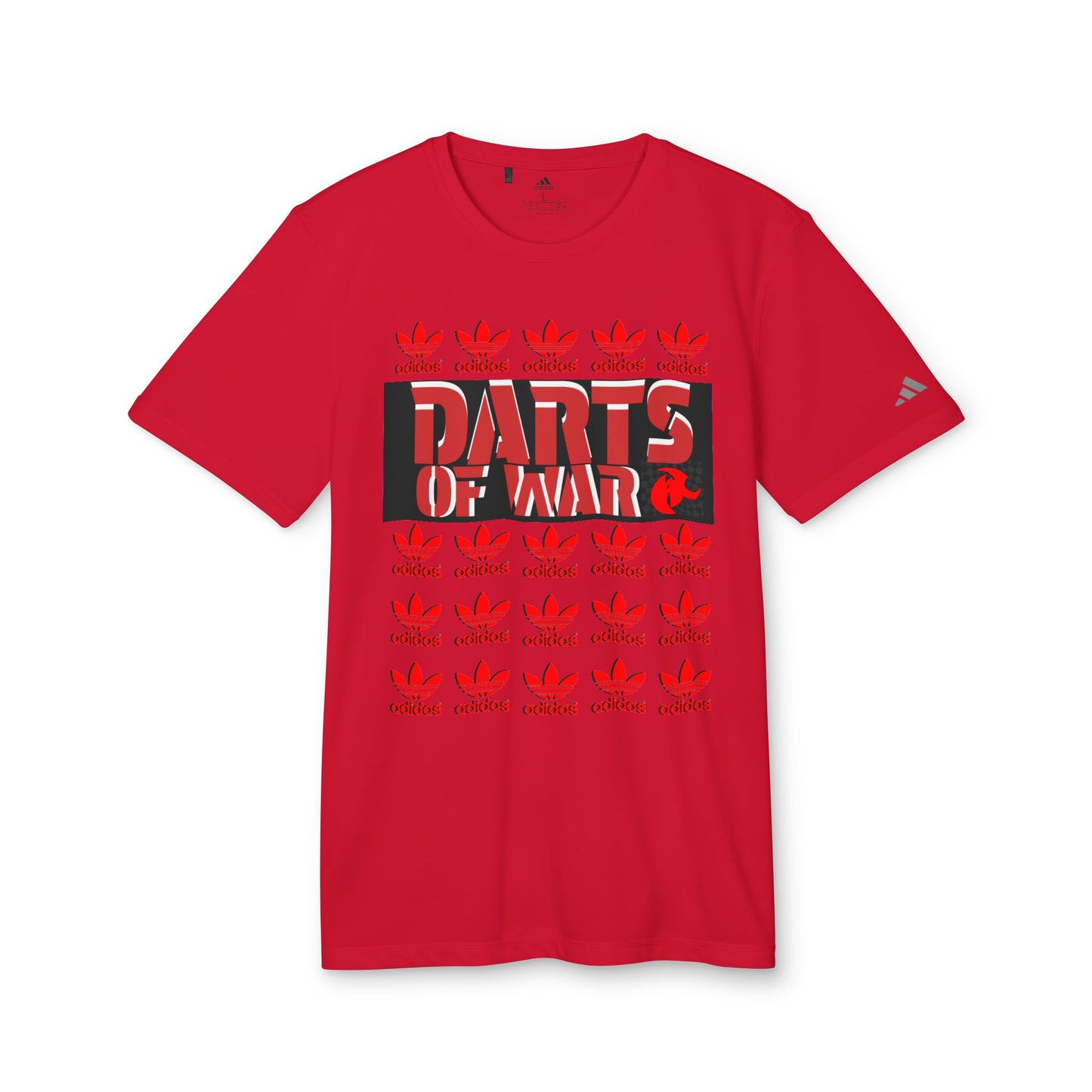 Adidas Darts of War Tee Shirt , Casual Style, Streetwear