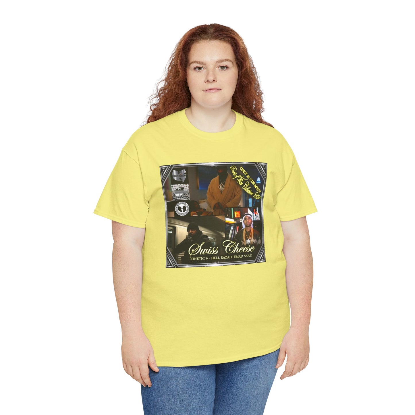 Swiss Cheese Darts of War 3 , Unisex Cotton T-Shirt, Hell Razah , Kinetic 9