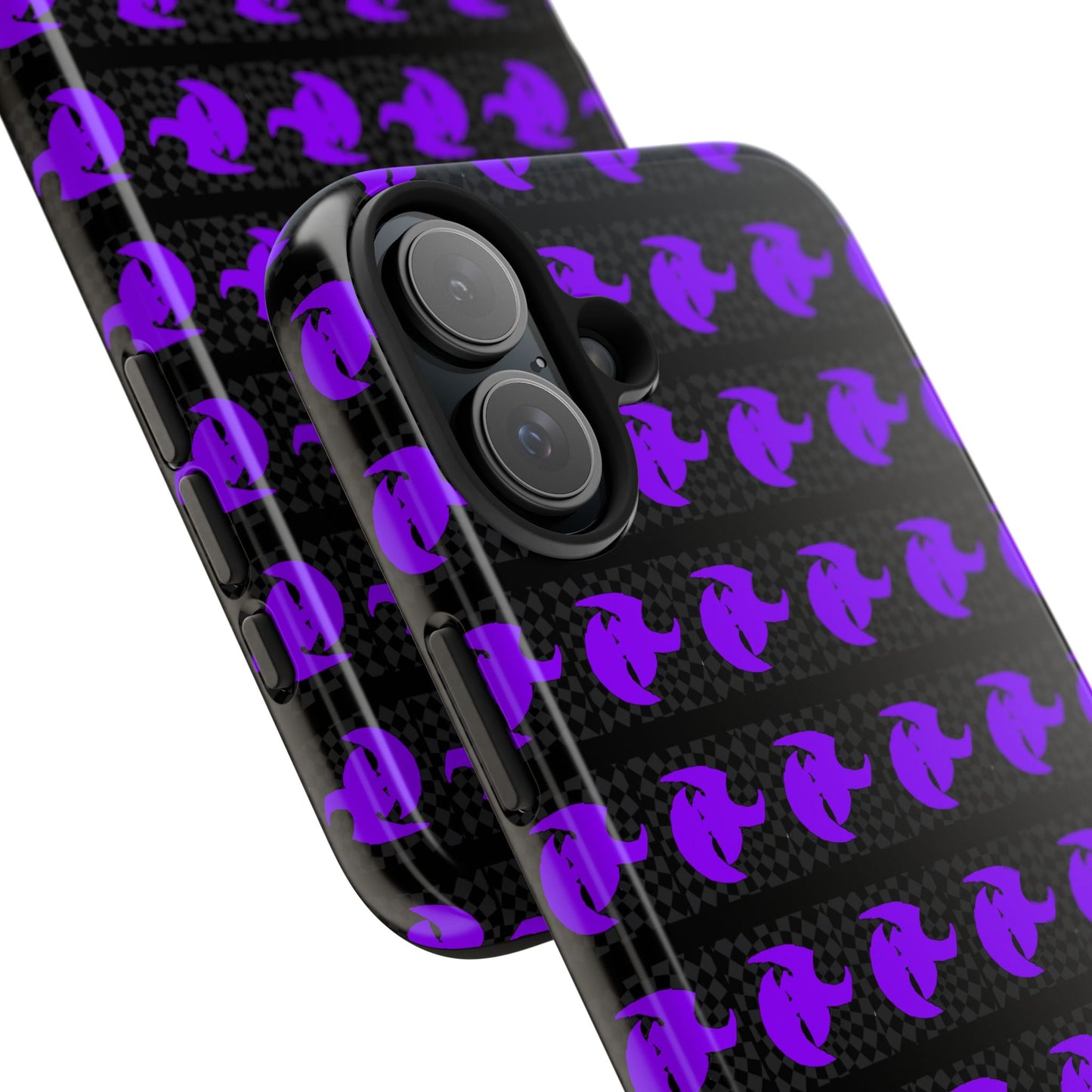 HK Logo Bold Purple Graphic Tough Phone Cases - Durable Protection for Every Style