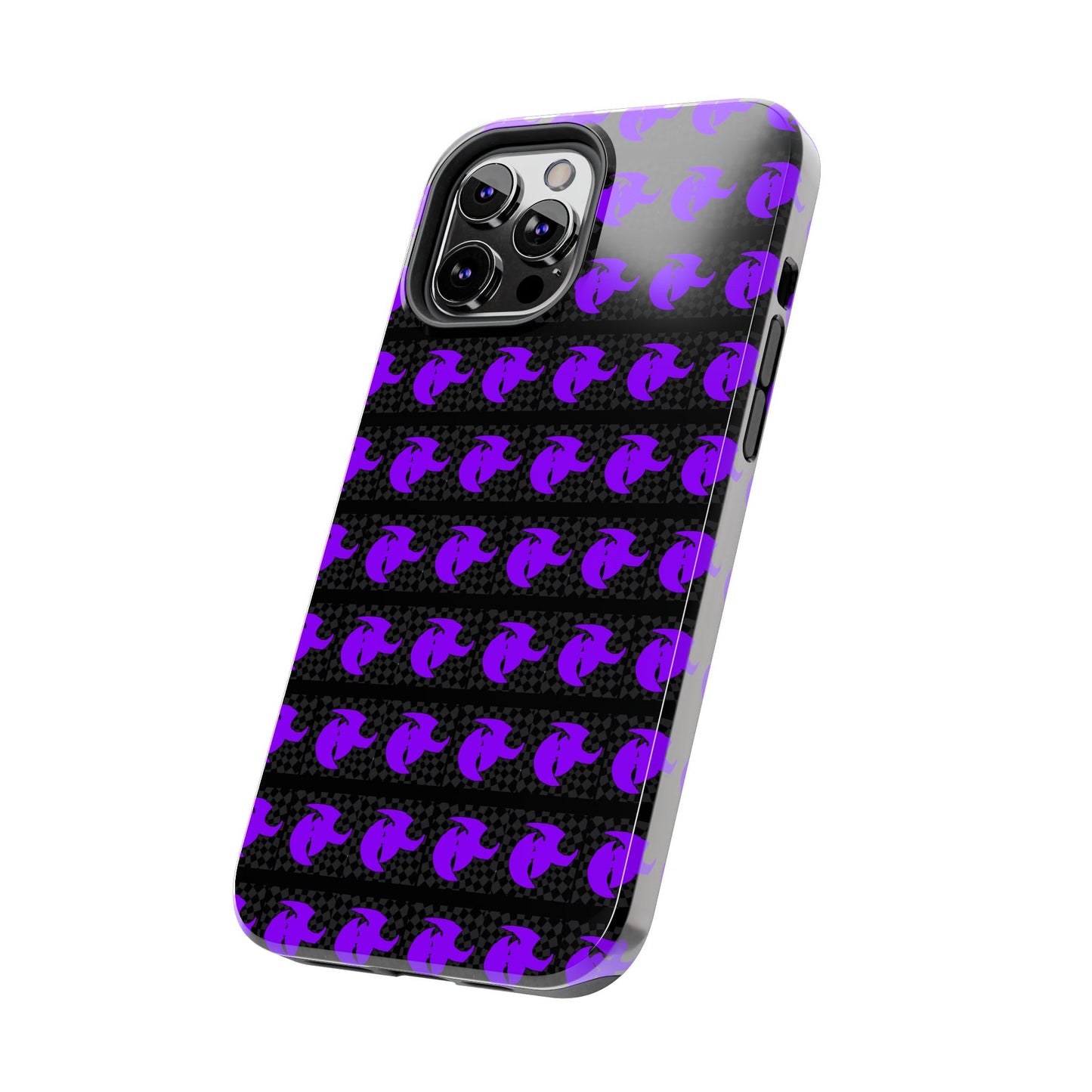 HK Logo Bold Purple Graphic Tough Phone Cases - Durable Protection for Every Style