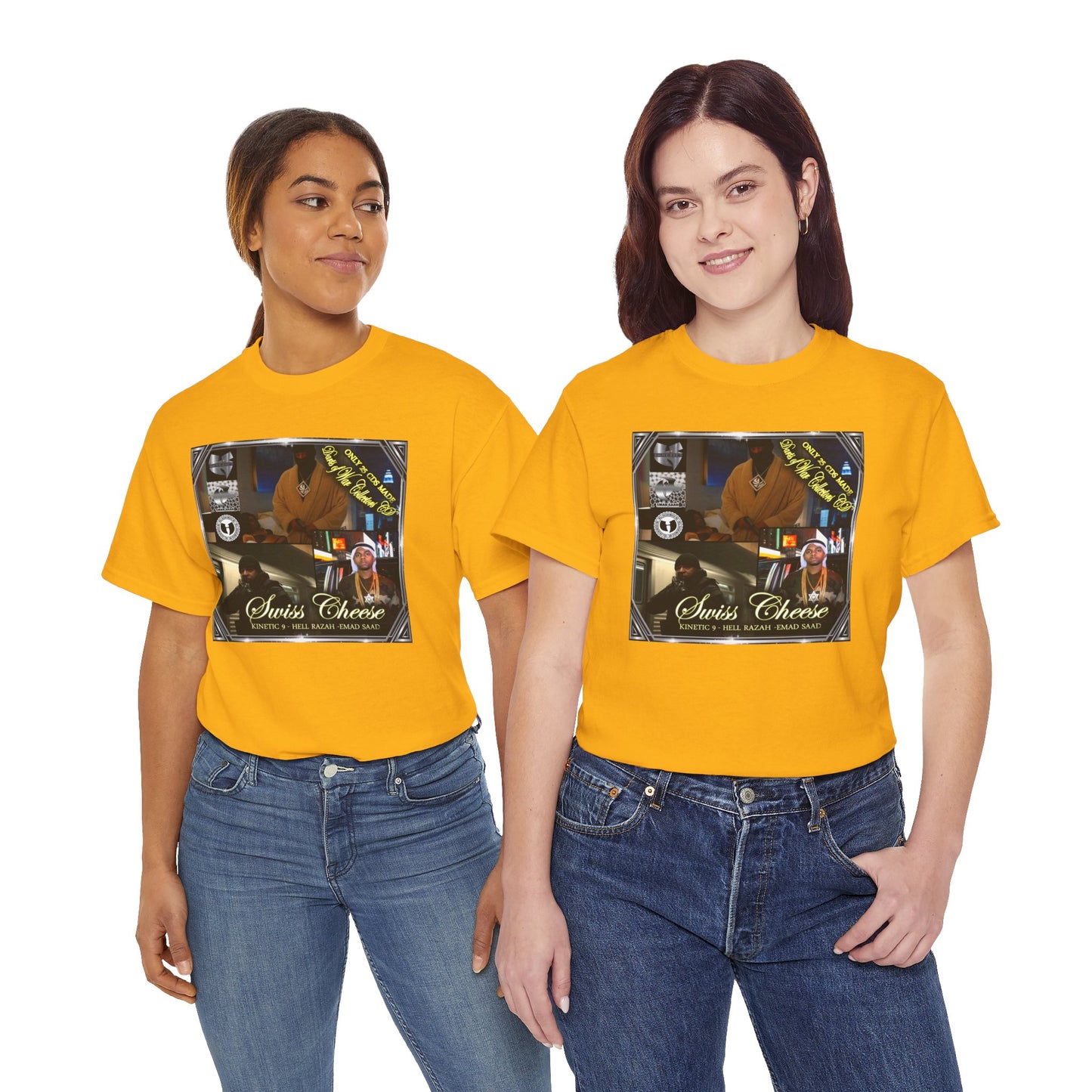 Swiss Cheese Darts of War 3 , Unisex Cotton T-Shirt, Hell Razah , Kinetic 9