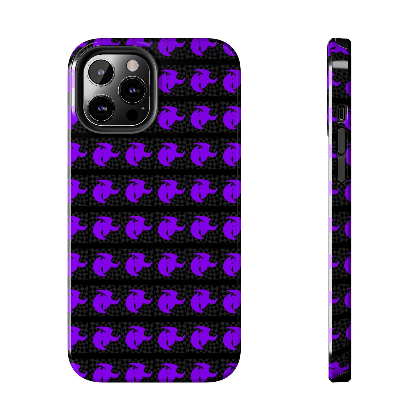 HK Logo Bold Purple Graphic Tough Phone Cases - Durable Protection for Every Style