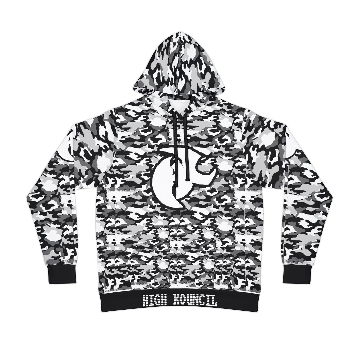 High Kouncil Camo Athletic Hoodie - Stylish Activewear for Sports Enthusiasts