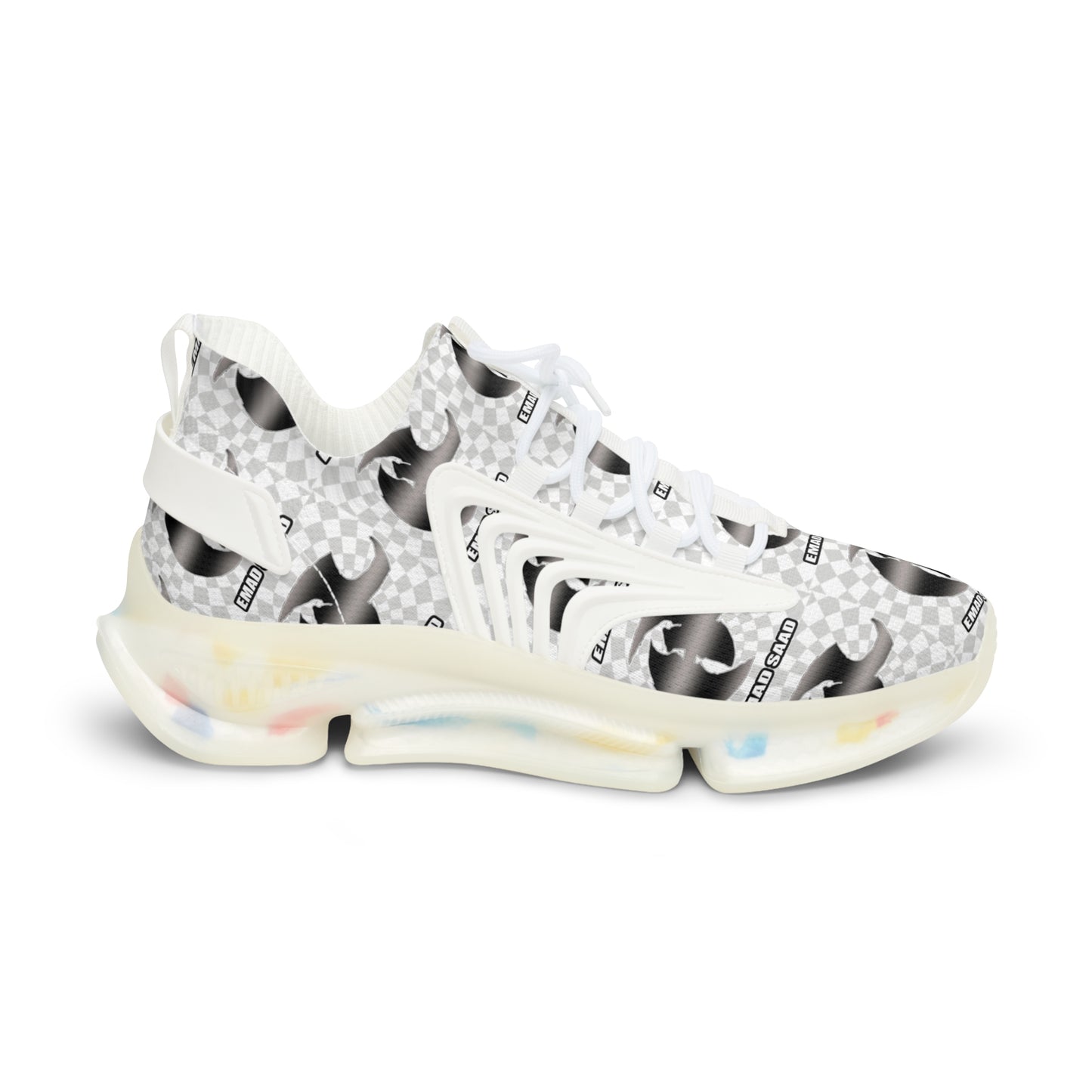 HK logo Men's Graphic Mesh Sneakers – Stylish & Comfortable Footwear for Everyday Adventures