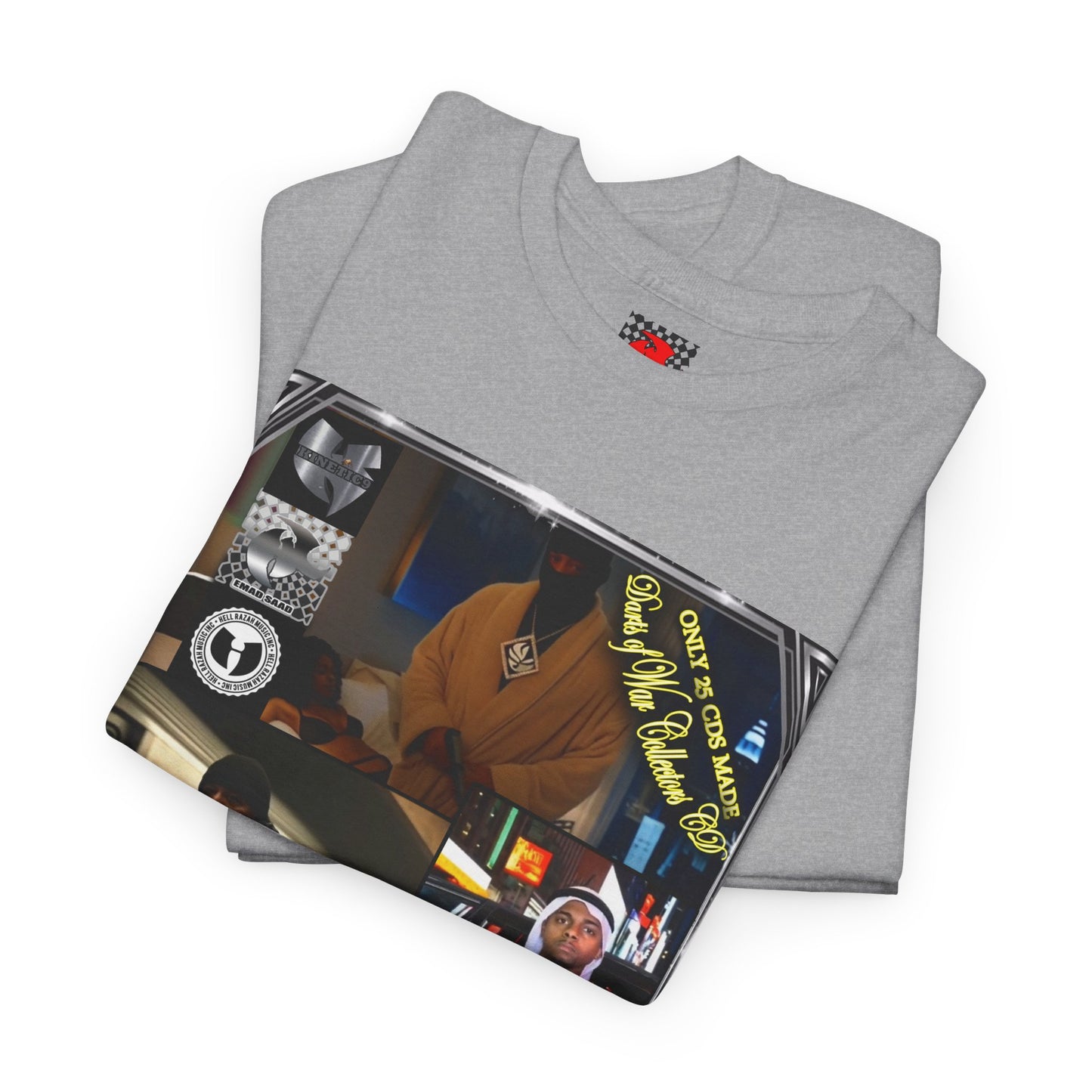 Swiss Cheese Darts of War 3 , Unisex Cotton T-Shirt, Hell Razah , Kinetic 9