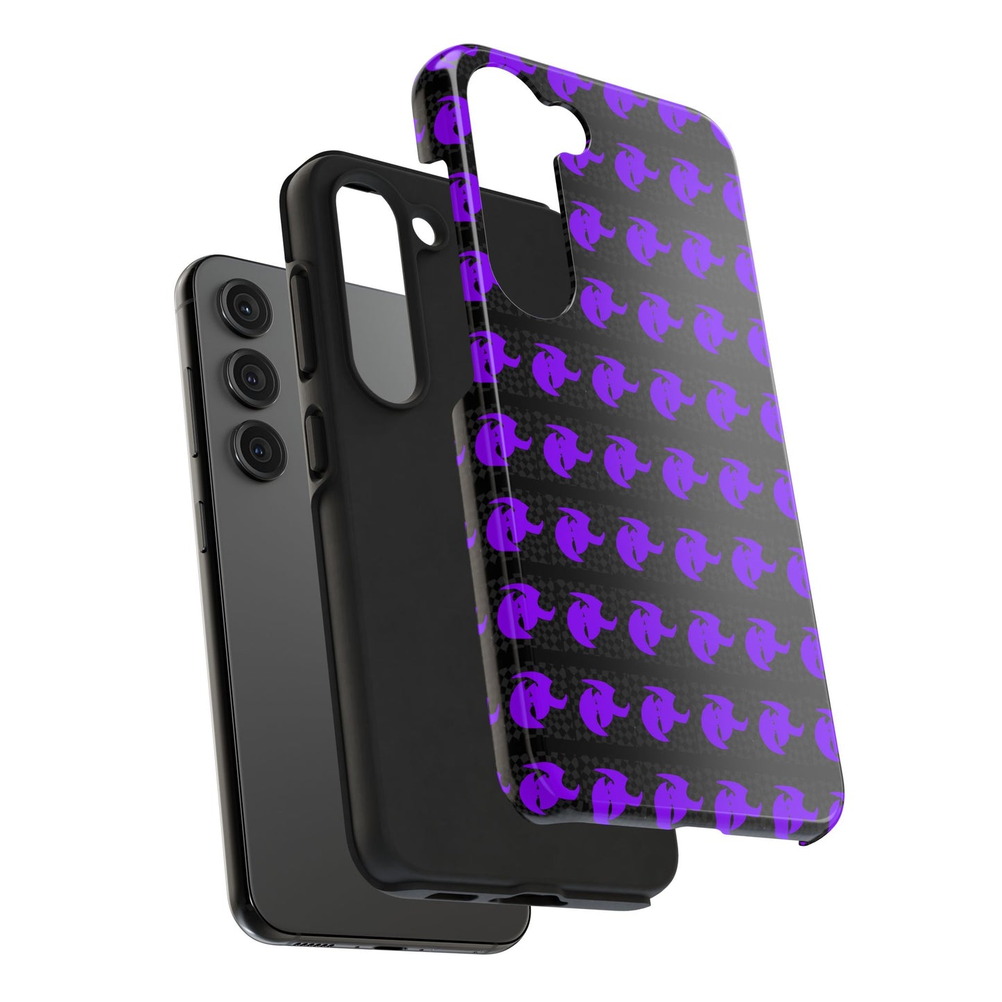 HK Logo Bold Purple Graphic Tough Phone Cases - Durable Protection for Every Style