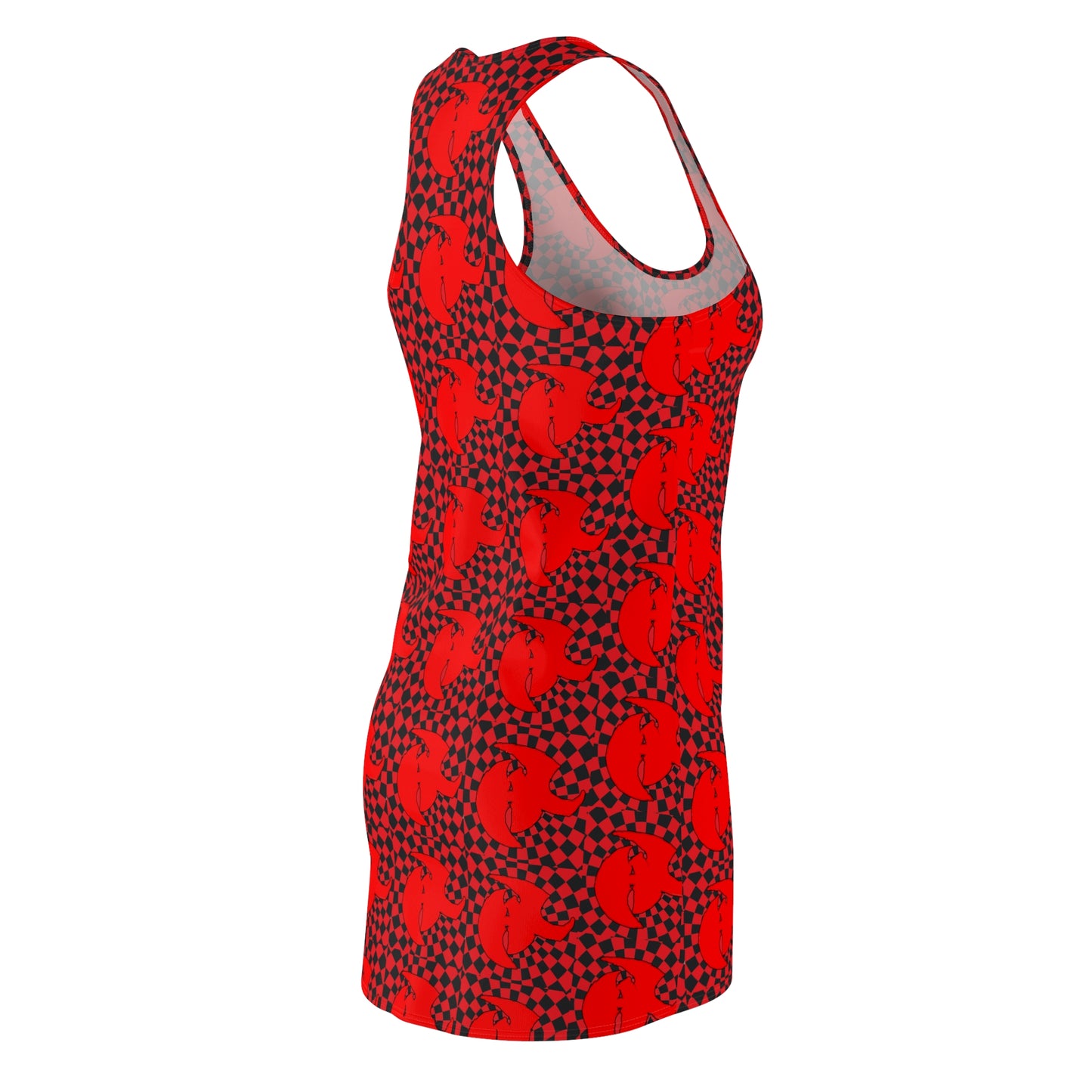 Emad Saad Hk Red  Racerback Dress - Perfect for Summer Fun & Casual Outings