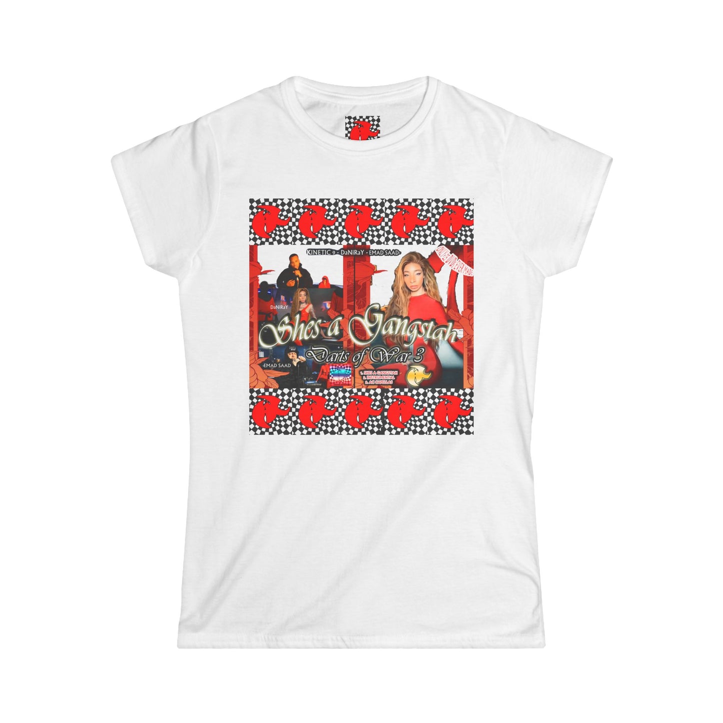 Shes A Gangstah Women's Softstyle Tee - Bold & Unique Design