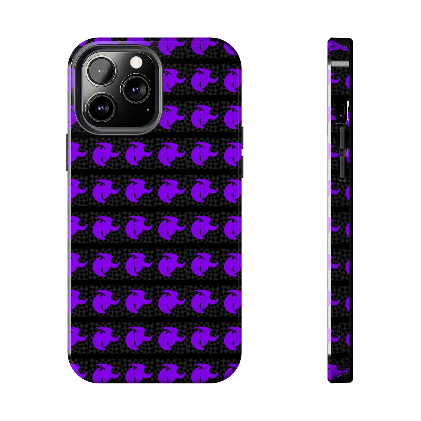 HK Logo Bold Purple Graphic Tough Phone Cases - Durable Protection for Every Style