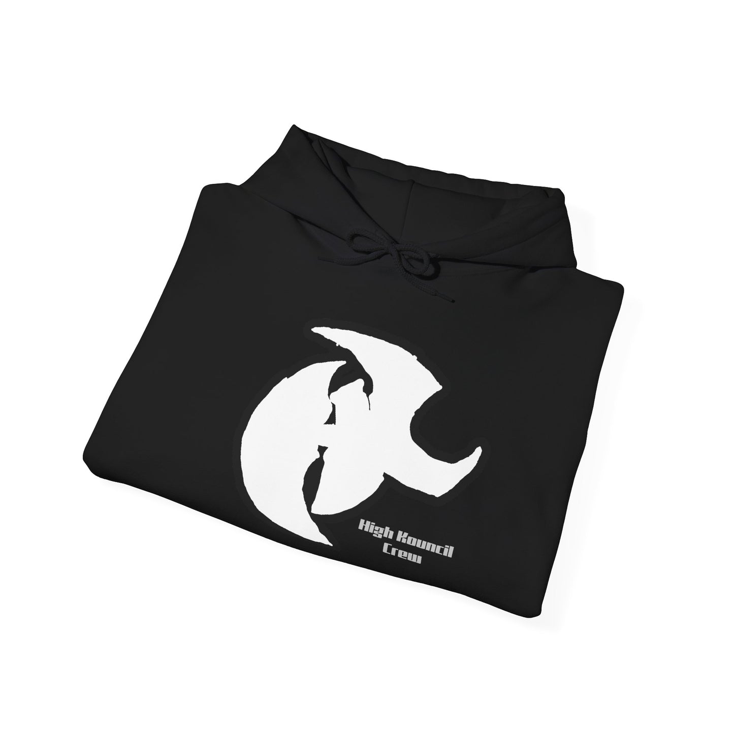 Unisex Heavy Blend™ Hooded Sweatshirt - Abstract Moonlit Dance Design