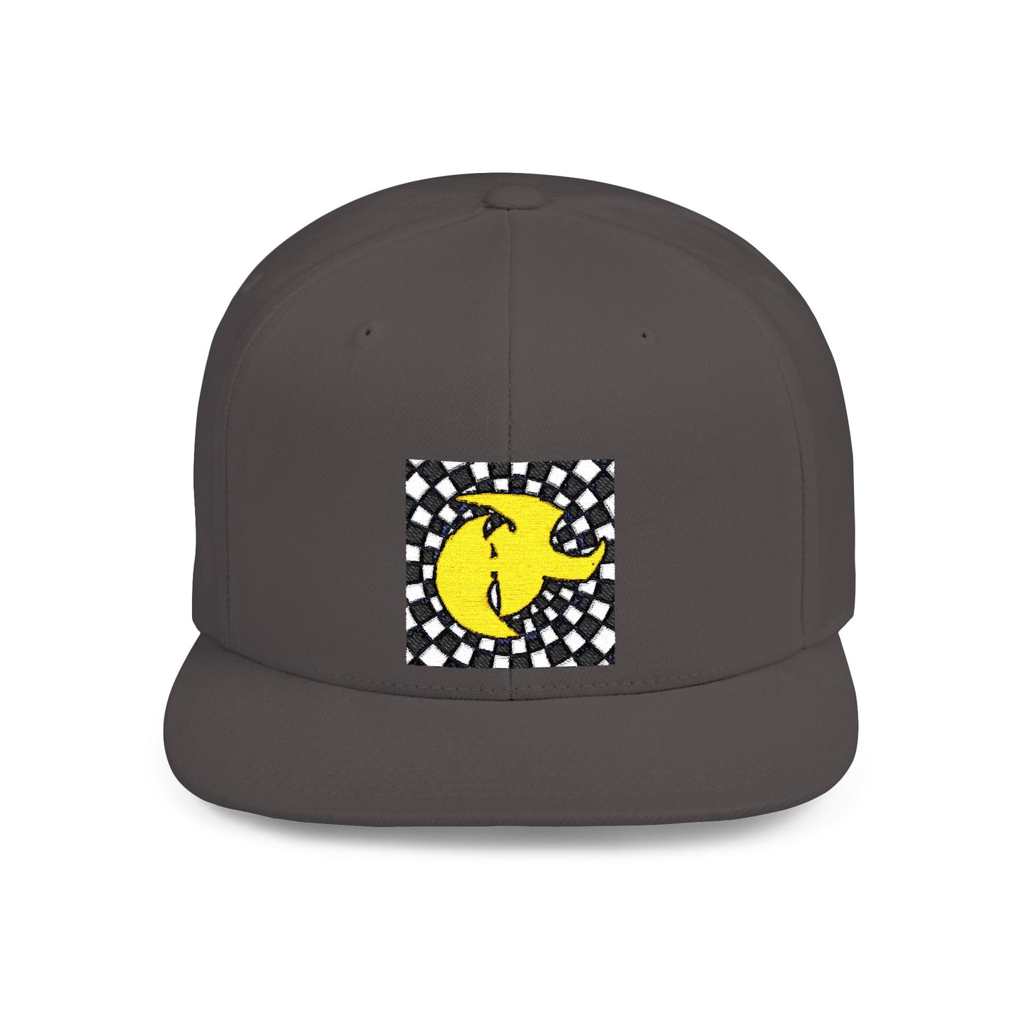 HK Logo Flat Bill Snapback Hat